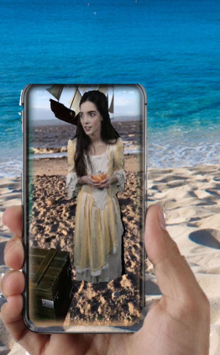 Mixed reality geolocated storyquest