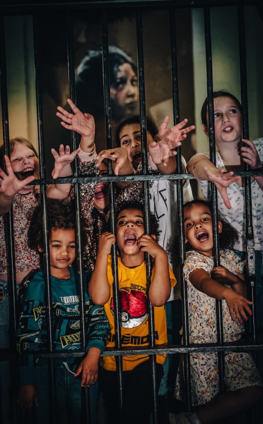 History Whisperer interactive XR museum experience children behind bars