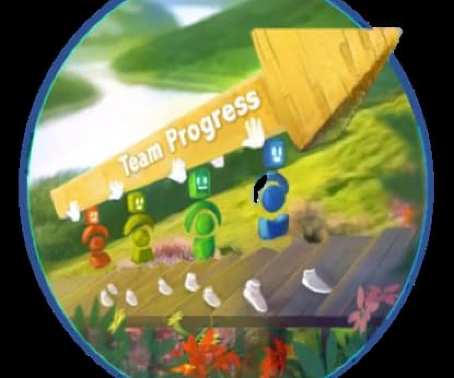 Multiplayer team coaching team progress image